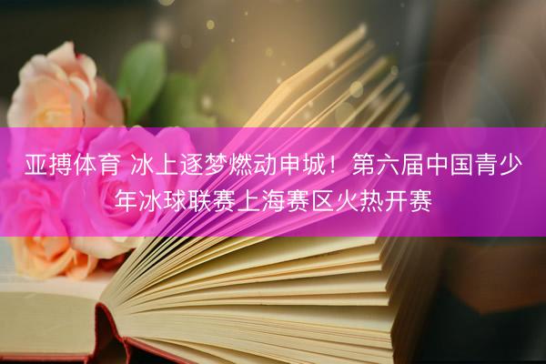 亚搏体育 冰上逐梦燃动申城！第六届中国青少年冰球联赛上海赛区火热开赛