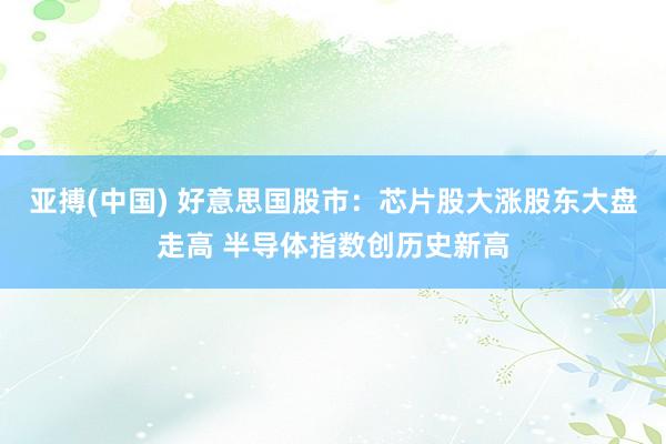 亚搏(中国) 好意思国股市：芯片股大涨股东大盘走高 半导体指数创历史新高